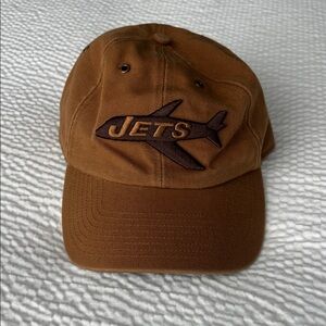 Carhartt  /‘47Brown NY New York Jets Team NFL strap back Logo Cap